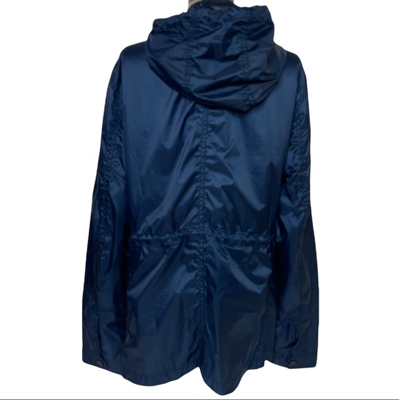Lightweight Jacket with Hood Windbreaker Rain Repellent Resistant Womens Size L - Picture 6 of 12